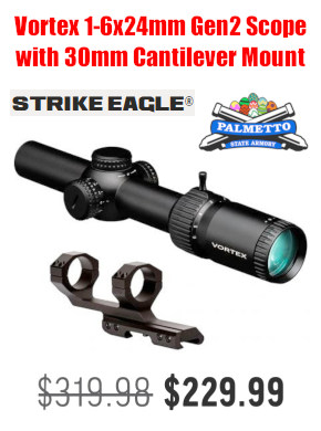 Vortex Strike Eagle 1-6X Optic & Free Mount
