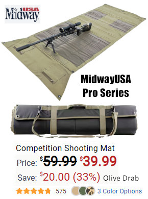 midwayusa pro series shooting mat olive drab sale