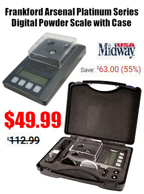 frankford platinum digital powder scale with case