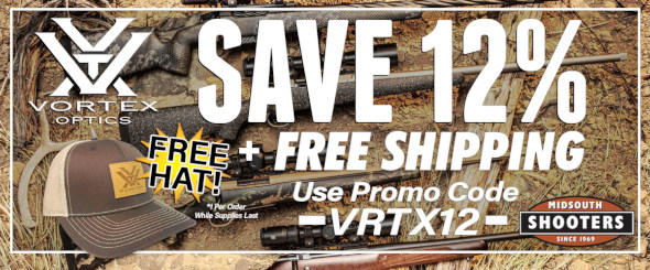 midsouth vortex 12% off optics sale