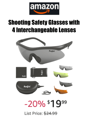 Safety Glasses w/ 4 lenses