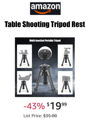 Benchtop Tripod Shooting Support