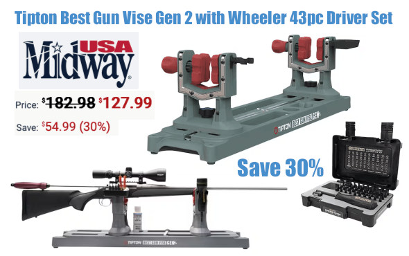 New Tipton Gun Vise and Driver Kit Combo 