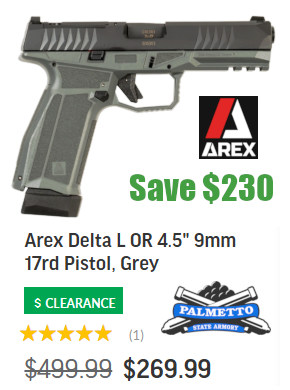 arex delta 9mm 4