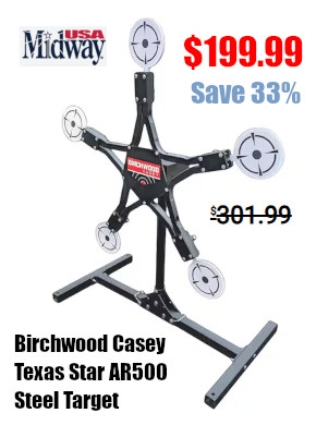 birchwood casey AR500 steel reactive star target