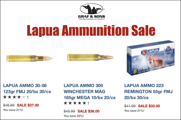 Lapua ammo sale