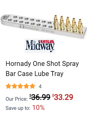hornady metal lube tray sale