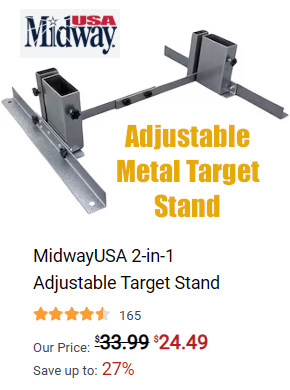 midwayusa adjustable metal target stand
