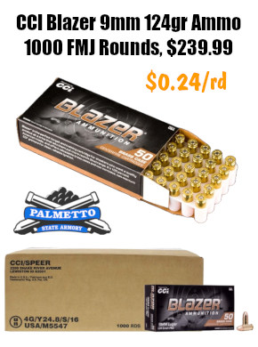 cci 9mm 124gr fmj ammo brass sale