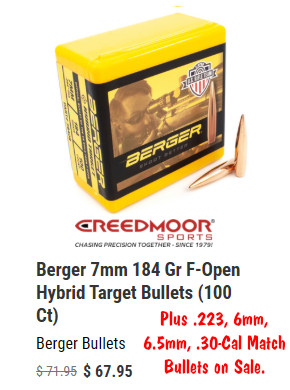 berger match bullets sale