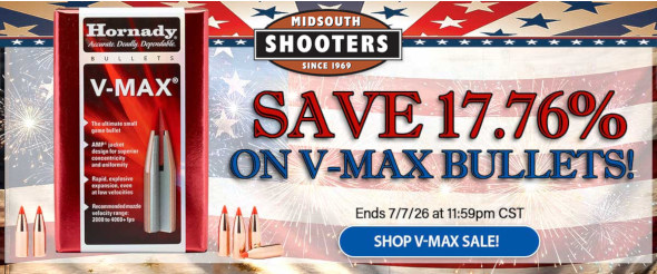 hornady v-max vmax discount bullet sale
