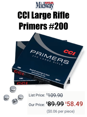 CCI 200 Large Rifle Primers