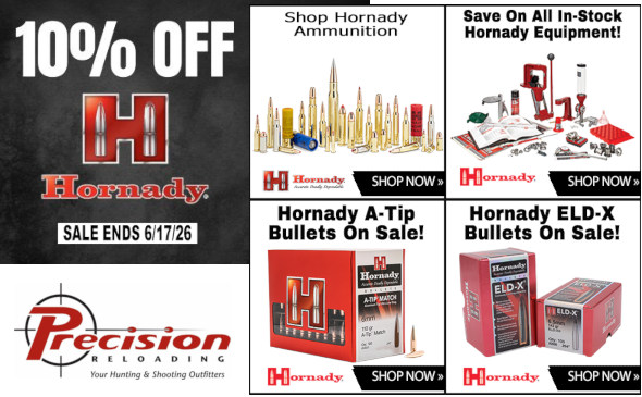 hornady bullets brass reloading tools press 10% Off precision reloading sale