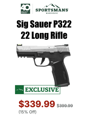 sig sauer P322 sale discount