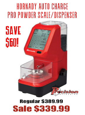 hornady powder scale dispenser precision reloading