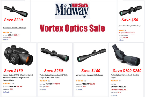 vortex optics scope sale