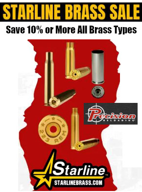 precision reloading starline cartridge brass sale