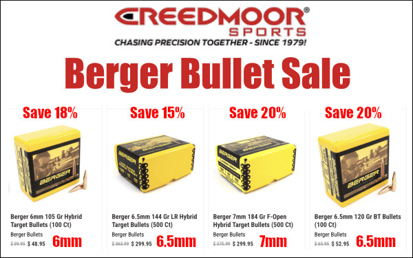 berger bullet sale