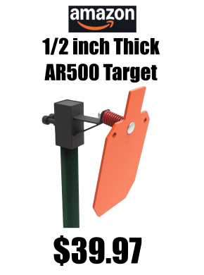 AR500 Steel Target w/ Stand
