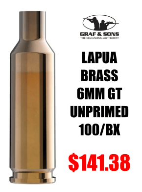 Lapua 6gt Brass