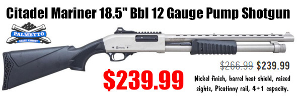 12 gauge ga shotgun pump tr imports palmetto armorysale