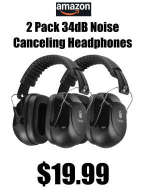 Twin Pack ear muffs Hearing Protection