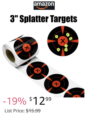 Self Adhesive Splatter Targets