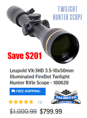 Leupold hunting firedot illuminate scope sale