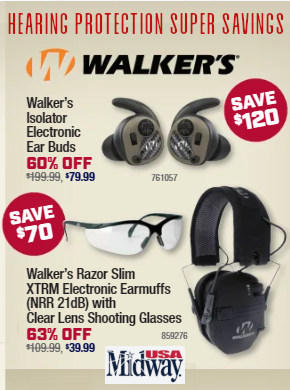 walkers ear bud ear muffs hearing protection 60% sale