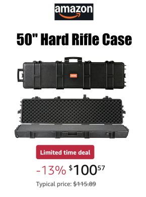 50 Hard Rifle Case, $100.57