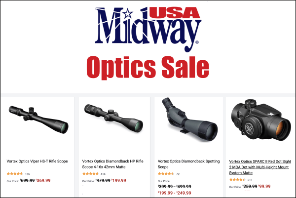 rifle pistol scope sale