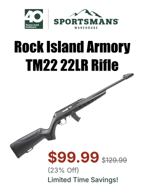 Rock 22LR Rifle, $99.99