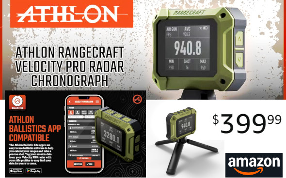 athlon rangecraft radar chronograph sale amazon