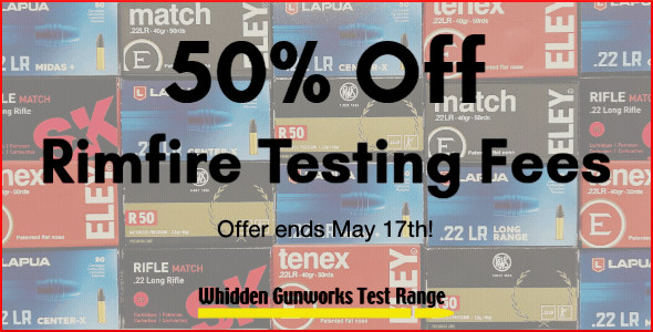 whidden rimfire ammunition testing gunworks ELEY Lapua