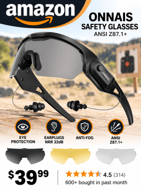ONNAIS Safety Glass with Plugs