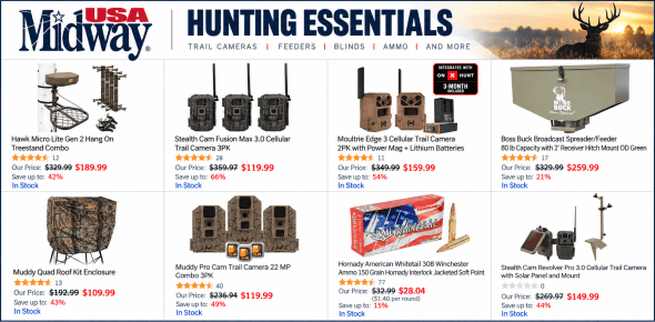 Fall Hunting Sale