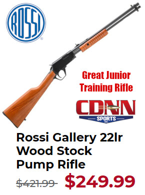 cdnn rossi gallery .22 LR pump action rifle sale junior rimfire