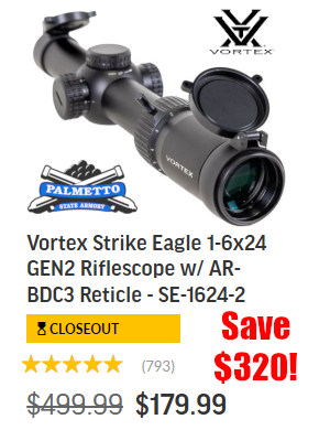vortex Strike Eagle 1-6x24 GEN2 Riflescope