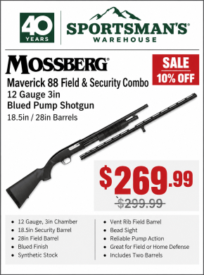 Mossberg Maverick 88 Field & Security Combo