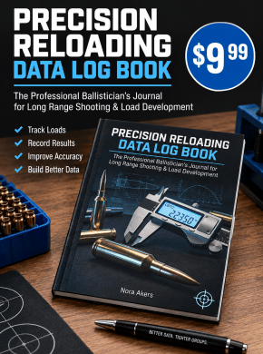 Precision Reloading Data Log Book