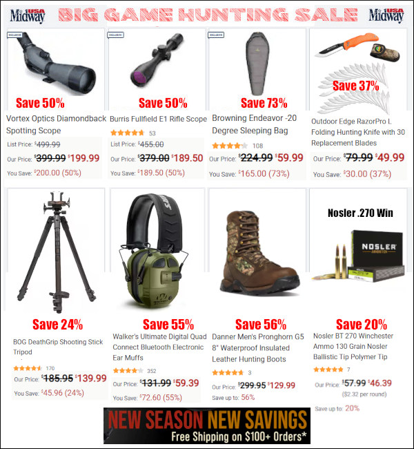 midwayusa scope trail camera optics big hunting sale