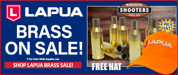 free hat lapua brass bullets midsouth sale