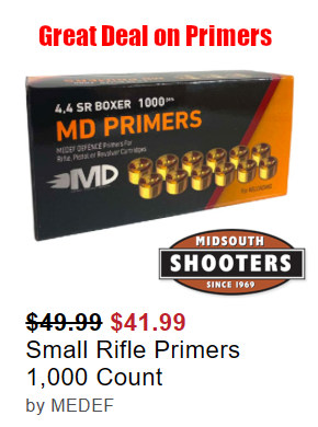 medef small rifle primers sale midsouth