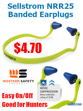 nrr25 banded earplugs sellstrom sale