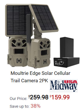 solar powered dual trail cam moultrie edge 38% discount