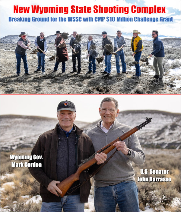 new wyoming state shooting complex wssc cmp governor morgan u.s. senator barrasso