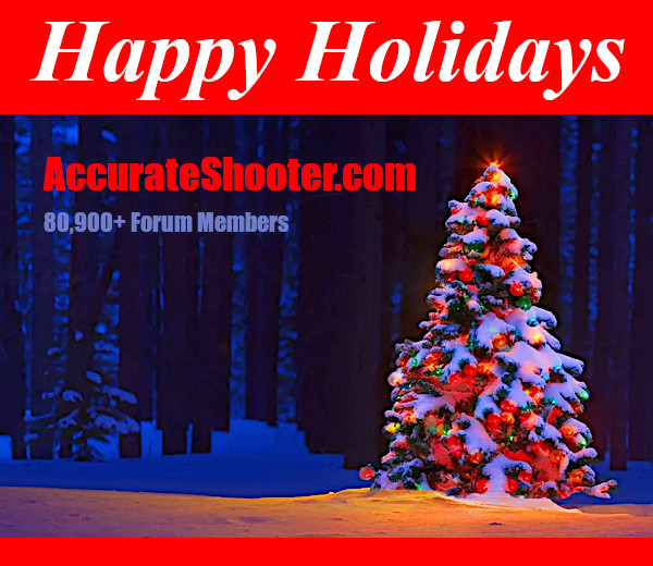 Christmas AccurateShooter.com tree snow